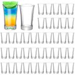 42 Pack Shot Glasses Set 1.7 Ounce Bulk Clear Shot Glass 50ml Small Mini Wine Cups for Vodka, Tequila, Whiskey, Espresso, Liquor.Heavy Base