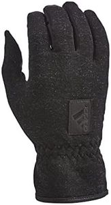 adidas Winter Performance Edge 2.0 Glove with Multiple Touchscreen Conductivity Points, Black, Small/Medium