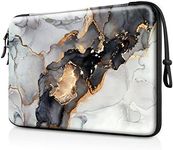 FINPAC Hard Laptop Sleeve Case for 13-inch MacBook Air M3 M2 M1 2024, 14-inch MacBook Pro M3/M2/M1 A2918 A2992 A2779 A2442, Waterproof Case for Dell, Surface Laptop, HP, Acer, Cloudy Marble