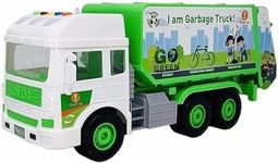 Minniq STORE City Clean Garbage Truck Toys for Kids, Pull Back Vehicles Toy Truck with Light and Sound Truck, Friction Power Toy Trucks 3+ Years Kids (Multicolor)