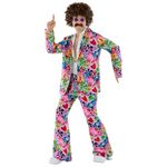 Fun Shack Hippie Costume Men, Costume Hippie Homme, Hippy Costume Men Hippie Costume, 70s Costume Men, L