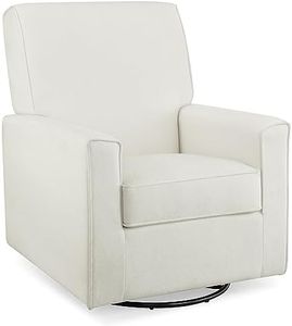 Delta Children Sophie Nursery Glider Swivel Chair with LiveSmart Performance Fabric Fabric, Light Cream