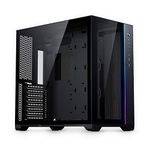 Magniumgear Neo Qube 2, Dual Chamber ATX Mid-tower,Digital-RGB Lighting, Tempered Glass Panels, Black