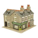 Metcalfe Po264 Oo Gauge Card Kit - Corner Shop Stone