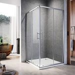 ELEGANT Silver Shower Enclosure,Cor