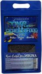 RON'S CICHLIDS African Cichlid Fish Food, Premium Tropical Fish Food Pellets with Protein, Veggies & Fruits for Healthier, Brighter & Bigger Tropical Fish & Cleaner Tanks, Mbuna Blend, 8 OZ