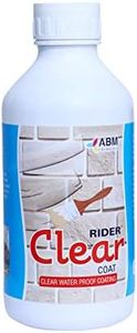 RIDER Clear Coat Transparent Water Repellent Coating for Brick Wall, Plastered Wall, Painted Wall, pores Tiles 1 Ltr