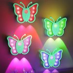 LOFTEK Butterfly Rechargeable Night Light Motion Sensor, Wireless Wall Sconce with Magnetic, Dimming LED Nightlight for Living Room, Nursery, Game Room, Cabinet, Stairs, Hallway, Holiday Gift, Green4