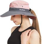 NPQQUAN Ponytail Sun Bucket Hat for