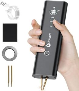 Awgem Compact Handheld Spot Welder, Auto/Manual Mode with 11 Gears for Mobile Phone & Bluetooth Battery 18650 Battery Welding, Aluminum Alloy Shell Battery Spot Welder