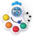 Baby Einstein, Opus’s Shape Pops Sensory Rattle & Teether with 5 Game Modes, multisensory and Educational Toy, Encourages Motor Skills, BPA-Free, 6 Months +