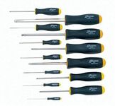 Bondhus 16637 Set of 13 Balldriver Screwdrivers with BriteGuard Finish, 0.050-3/8-Inch