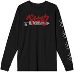 Bioworld Berserk Sword Logo Men's Black Long Sleeve Shirt-Large