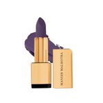 MyGlamm Manish Malhotra Powder Matte Lipstick - Wild Violet - 4gm | Violet Shade | Long Lasting, Prevents from Sun Damage | Enriched With Antioxidant-Rich Maracuja Oil | Exclusively by MyGlamm