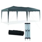 OFCASA 3M x 6M Pop Up Gazebo Outdoor Party Tent with Carry Bag Awning Canopy Shelter for Outdoor Garden Camping Wedding, Grey