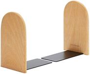 Pandapark Wood Bookends,Non-Skid Bo