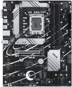 ASUS Prime B760-PLUS Intel B760(13th and 12th Gen) LGA1700 ATX Motherboard PCIe 5.0,DDR5,3X PCIe 4.0 M.2 Slots,2.5Gb LAN, DP,HDMI,USB 3.2 Gen 2x2 Type-C,Front USB 3.2 Gen 1 Type-C,Thunderbolt (USB4)