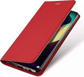ELICA PU Leather Wallet Case Kickstand | TPU Inside | Magnetic Closure | Full Body Protection Flip Cover for iPhone XR - Red