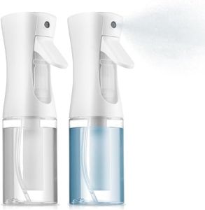 2 Pack Continuous Spray Bottle For Hair - 5 Oz Ultra Fine Mist Sprayer | Water Spray Bottle For Hair Mister Spray Bottle | Hair Spray Bottles For Hairstyling, Cleaning, Salons (2pk 5oz)