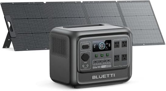 BLUETTI Elite 100 V2 Portable Power Station with 200W Solar Panel (ships separately), 1024Wh Solar Generator w/ 4 1800W AC Outlets, for Camping, Emergencies, Backup Power (2025 New)