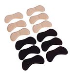 GODSE BUSINESS CKPS Heel Pads Self Adhesive Back Grips Liners Butterfly Shaped Sponge Back Heel Cushion Insoles (Heel liner 6 pairs)