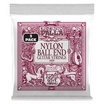 Ernie Ball Ernesto Palla Black & Gold Ball-End Nylon Classical Guitar Strings 3-Pack, 28-42 Gauge (P03409)