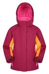 Mountain Warehouse Honey Kids Ski Jacket, Boys & Girls Snow Coat Berry Kids 2-3 Yrs (92-98 cm)