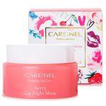 CARENEL Lip Sleeping Mask 23g - Lip gloss and Moisturizers Long lasting Night Treatments Lip care balm Chapped cracked lips dry lips for girls, women and Men (Berry)