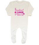 Shopagift Grandma's Little Princess Pink Cute Baby Sleepsuit Romper