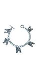 Crazy Pug Lady Charm Bracelet - Size Medium 17cm