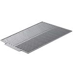 Navaris Silicone Drying Mat - Countertop Drying Mat for Washing Up Dishes, Plates, Cutlery, Glasses with Drain for Kitchen Sink - Grey