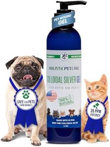HOLISTIC PET CARE Colloidal Silver Gel – Natural Healing Gel for Pets, Non-Irritating Formula for Skin Irritations, Minor Abrasions, and Dryness, Soothing and Gentle, 8oz Bottle