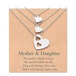 MANVEN Mom Mother Daughter Necklace