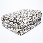 Sleepymoon Weighted Blanket Heavy Blanket (Cheetah, 104 * 152cm-4.5kg)