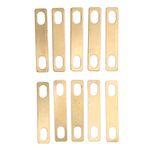 Guitar Neck Shims, 10 Pcs Brass Shim Corrosion Proof Universal Heightened Shims for Electric Bass Performance Accessories Parts