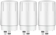 Faucet Water Filter Replacement for Brita 36311 sink faucet filter, Fits All Br-it-a Tap Water Filtration System, Compatible with Brita 36311, FR-200, FF-100 Sink Faucet Filter, White,Pack 3 SETFEEL