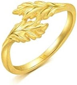 CHOW SANG SANG 999 24K Gold V&A Acanthus Ring for Women 93243R (Our Size 13 / US 6)