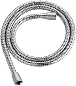 Singing Rain 59 inches Kink-Free Chromed Flexible Stainless Steel Shower Hose - Replacement for Handheld Showerhead Hose