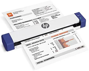 HP Small USB Document & Photo Scanner for Portable 1-Sided Sheetfed Digital Scanning, Model HPPS100, for Home, Office & Business, PC and Mac Compatible, HP WorkScan Software Included