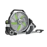 EGO Power+ FN1800 18-Inch 5 Speed 20MPH Portable Misting Fan, Battery and Charger Not Included, Black