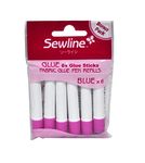 Sewline Premium Quality Blue Refill for Glue Pen Fabrics Quilting Notion 6 Pack