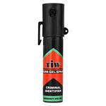 Self-Defence Spray. UK Legal Pepper Spray alternative. FARB-GEL-SPRAY with Criminal ID Dye. UK Police Used Brand TiW TW1000. Pocket Clip. Keyring Hole. Safety Trigger. (1 UNIT, 20 mL). Made in Germany