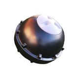 Original Organics The CompoSphere 315L Rollable Tumbler Composter - Rotary Composter to Accelerate Composting – Made with Recycled Plastic – Rollable Garden Compost Bin (Black)