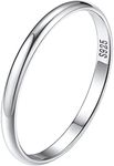 Silvora 2mm Thin Sterling Silver En