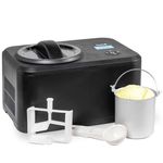 Ice Cream Machine with Fast Freeze Compressor Cooling (Black, 1.5L)