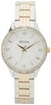 Bulova Ladies' Crystal SST Bracelet White Dial Quartz Watch (98L273)
