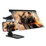 Techking 𝟭𝟱 𝗬𝗘𝗔𝗥𝗦 𝗪𝗔𝗥𝗥𝗔𝗡𝗧𝗬 12-Inch Screen Magnifier for Smartphones – HD Video Projector with Foldable Stand, Perfect for Movies, Gaming, and Reading on The Go