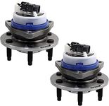 Adeco 2 Rear Wheel Bearing and Hub Assemblies for 2004-2007 Cadillac CTS 5.7L/6L, 2004-2009 Cadillac SRX 3.6L/4.6L, 2005-2011 Cadillac STS 3.6L/4.6L, WH512243, 512243