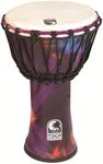 Toca SFDJ-12WP Freestyle Rope Tuned 12-Inch Djembe - Woodstock Purple Finish