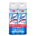 Lysol Disinfectant Spray, Crisp Linen, 38oz (2x19oz)